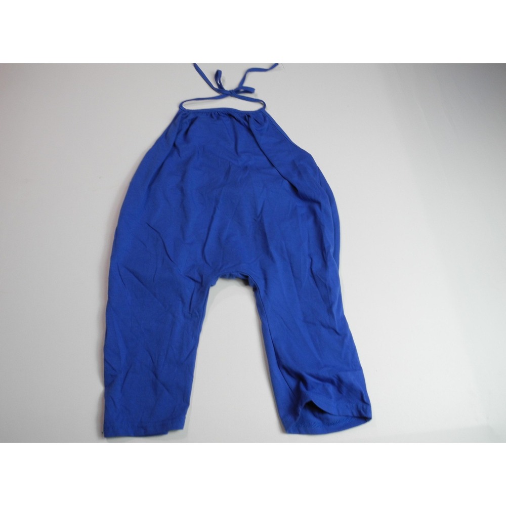 Kids Tales Romper Jumpsuit Baby Boys Girls 3T Blue Halter Neck Loose Fit Outfit